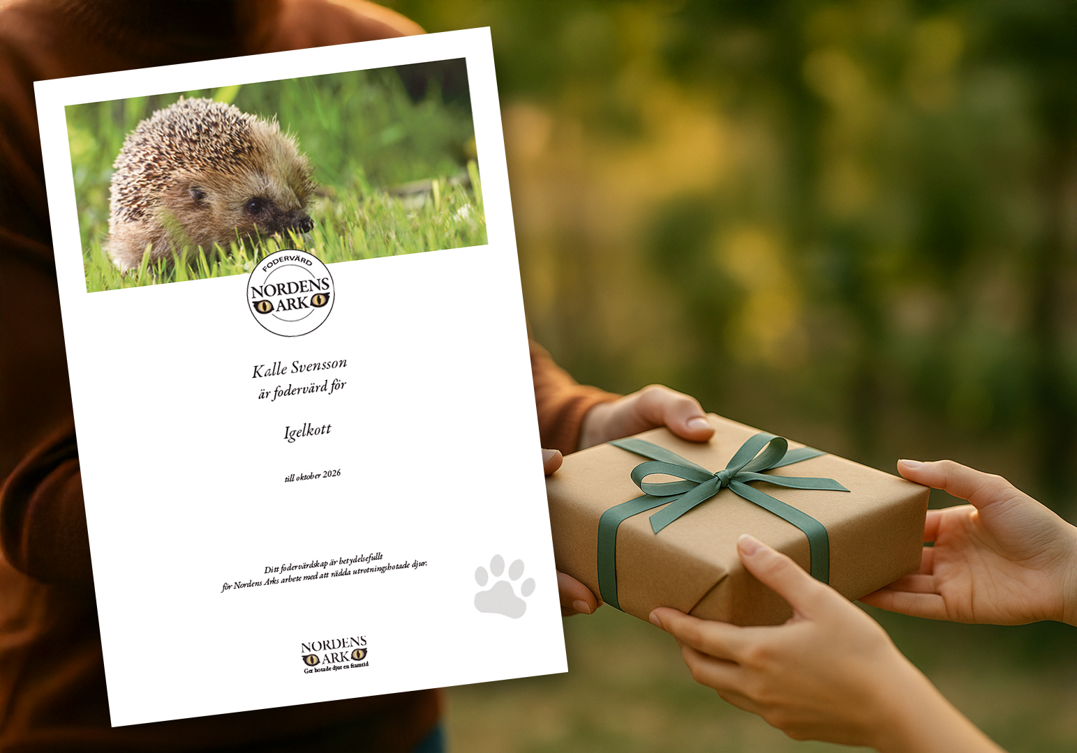 Bild Ge bort ett fodervärdskap