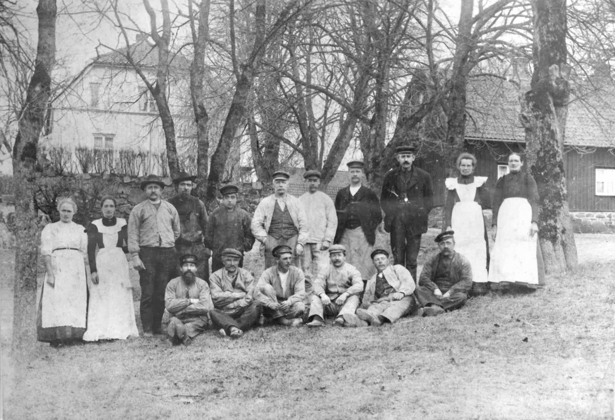 Bild Arkivfoton från säteriet tidigt 1900-tal